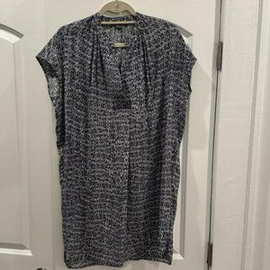 Vince V-Neck Shirt Dress